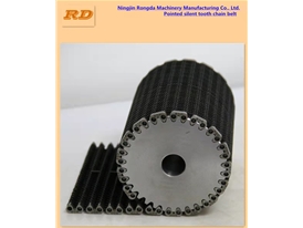 玻璃廠用高速的行列機用帶保護帽的無聲齒形鏈帶齒輪