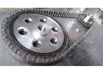 鍛造件淬火輸送傳送用無(wú)聲低噪靜音齒形鏈條輪