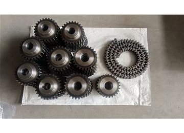 定制哈瓦鏈條鏈輪 雙面齒形/雙軸扁軸可選 不銹鋼304/合金鋼材質(zhì) 非標設備配套